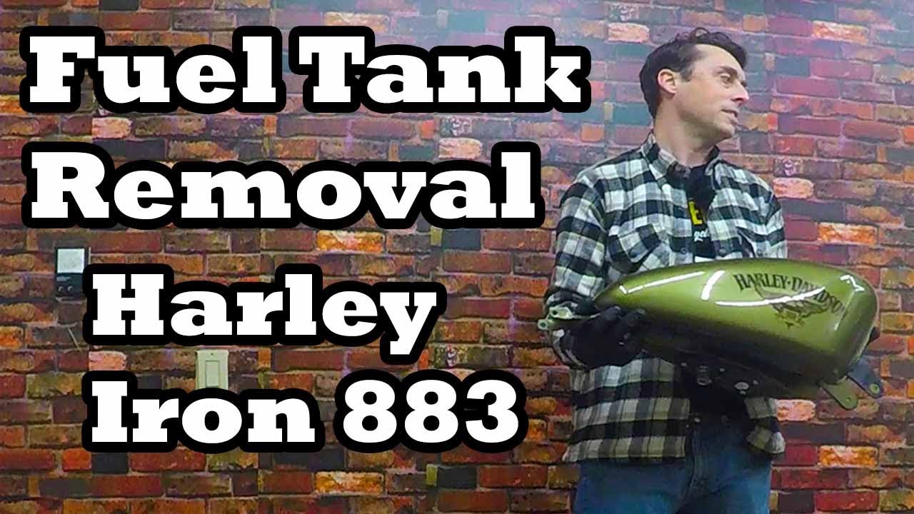 How to Remove Fuel Tank - Harley Iron 883