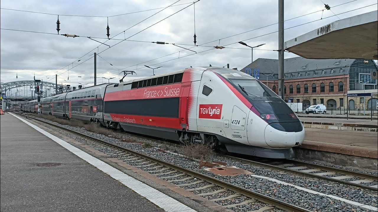 [SPOT] Quelques trains en gare de Mulhouse le samedi 25 février 2023