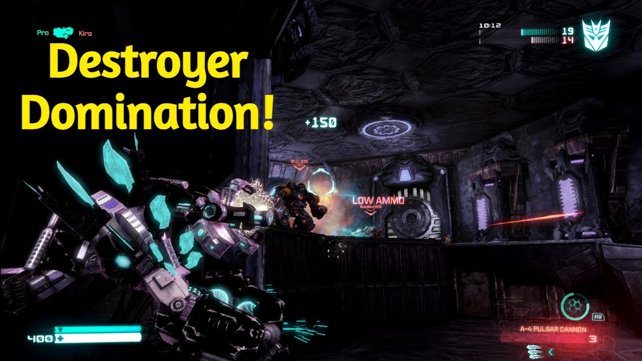 Transformers Fall of Cybertron Destroyer Domination!