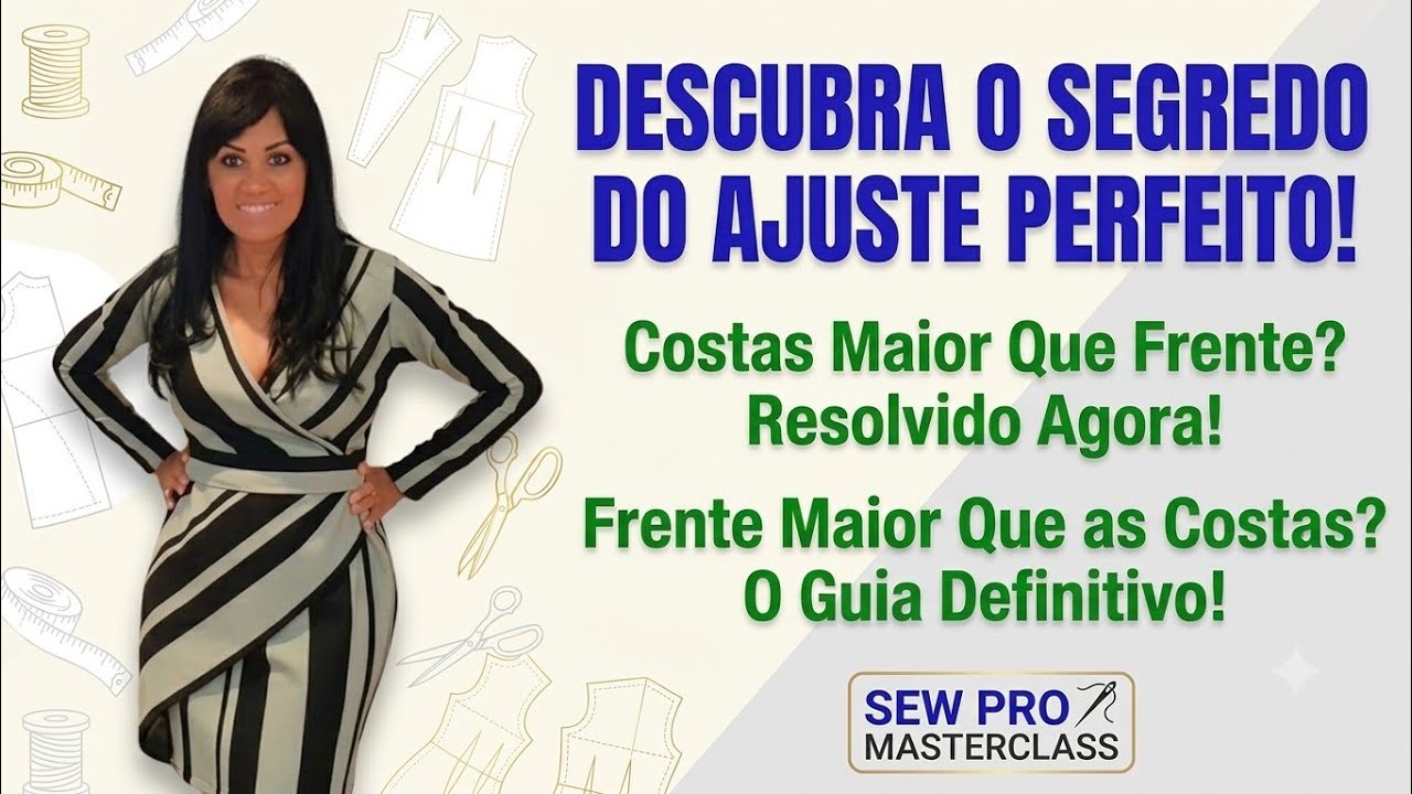 ✅️ DIY Como resolver Frente Maior que Costas_Costura passo a passo para iniciantes Gisleide Novelo
