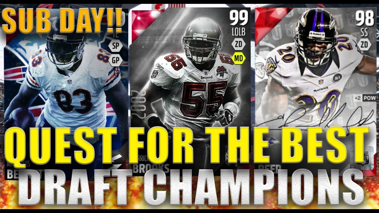EPIC TWO 99 OVERALL PULLS AND ULTIMATE LEGEND PULL!!! - Madden 16 Draft Champions