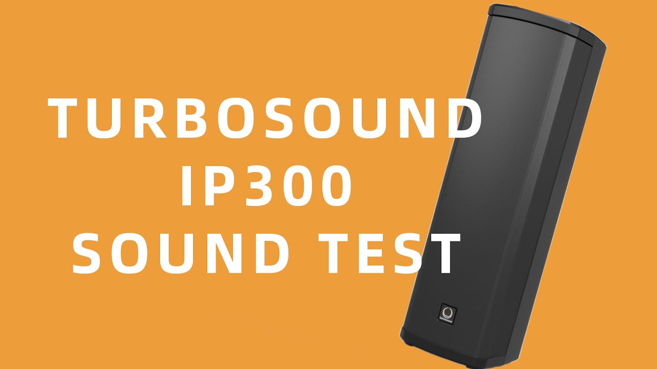 Turbosound iP300 Sound Test Review (Music & Speech)