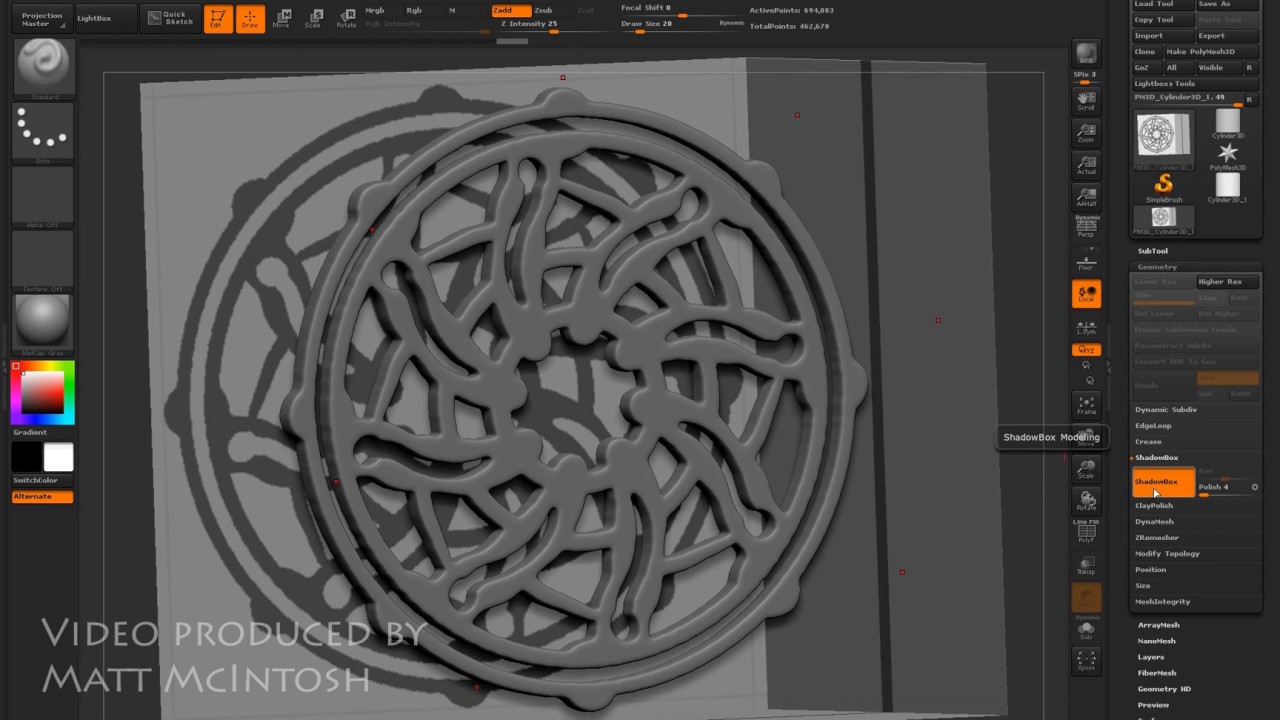 Zbrush Shadow box tutorial