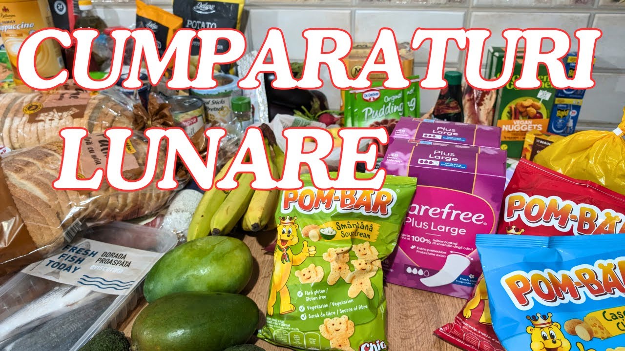Cumpărături lunare cu 1.300 lei 🛒🍕🧀🥫| ALIELA
