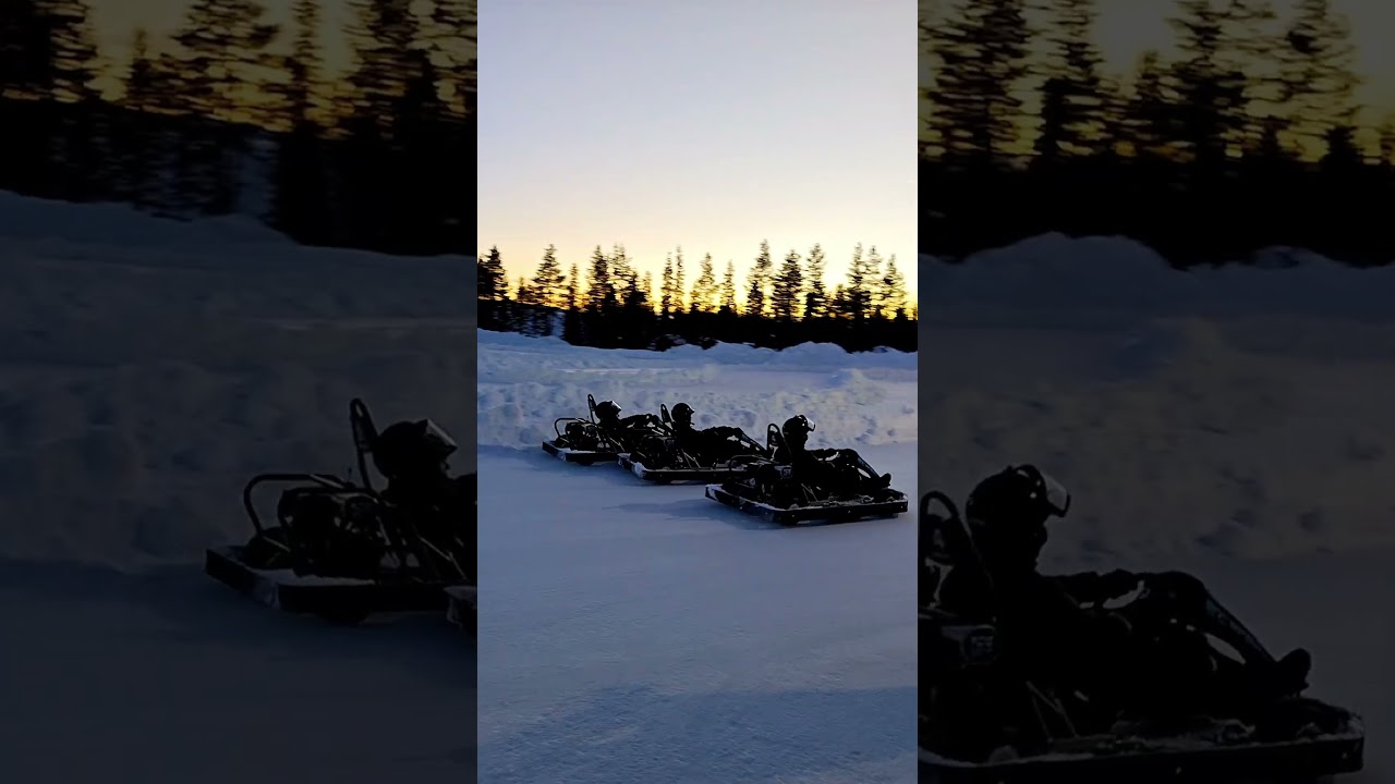 Ice karting Levi.