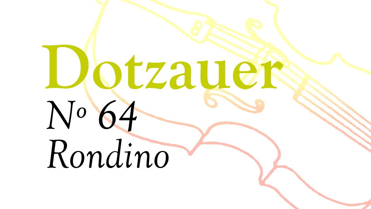 Nº 64 Rondino - F. Dotzauer método para violoncello (Volumen 1)