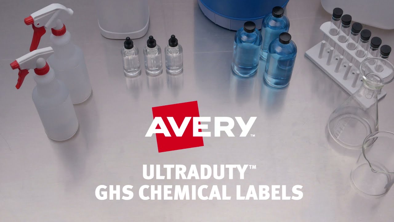 Avery® UltraDuty GHS Chemical Labels
