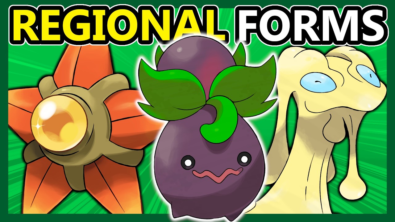Какие РЕГИОНАЛЬНЫЕ ФОРМЫ будут в Pokemon Legends: Z-A?