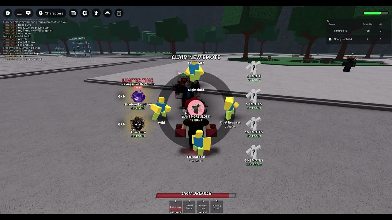 playing TSB whit my friend