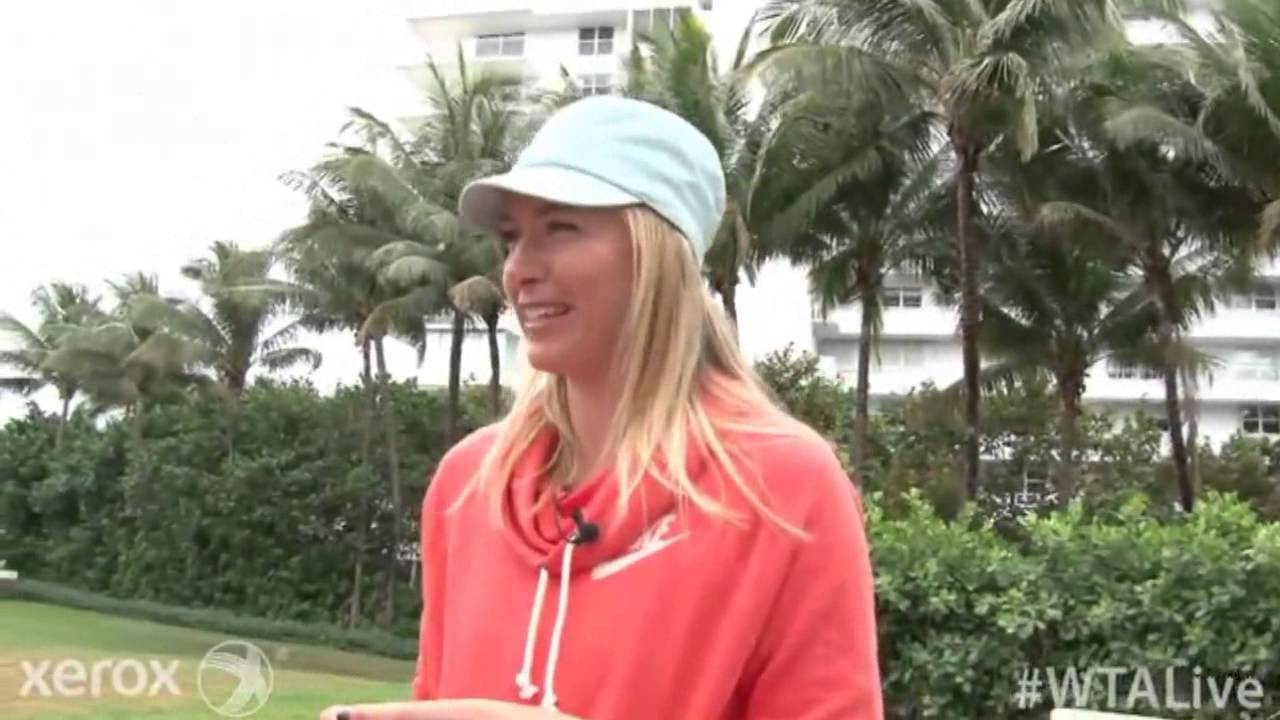 WTA Live All Access Hour 2014 Sony Open Tennis   Maria Sharapova