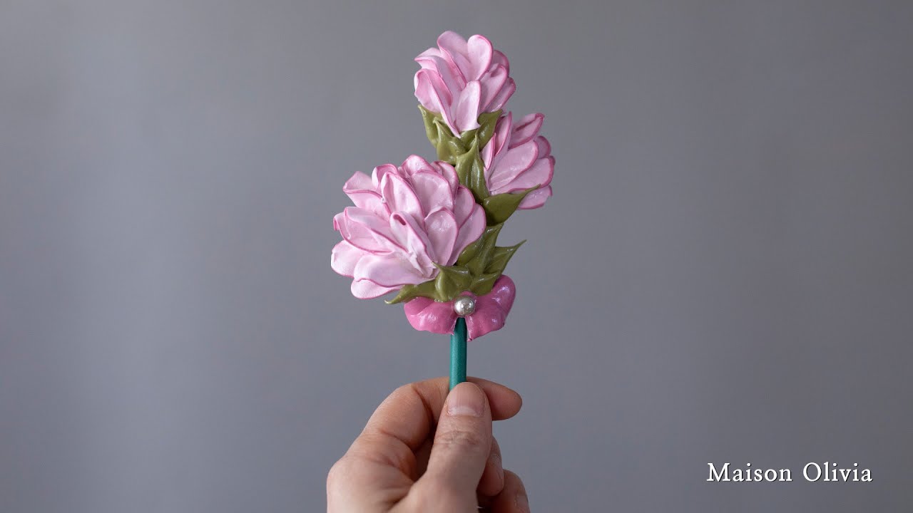 카네이션 머랭팝 / 머랭쿠키 (Carnation Meringue Pop)