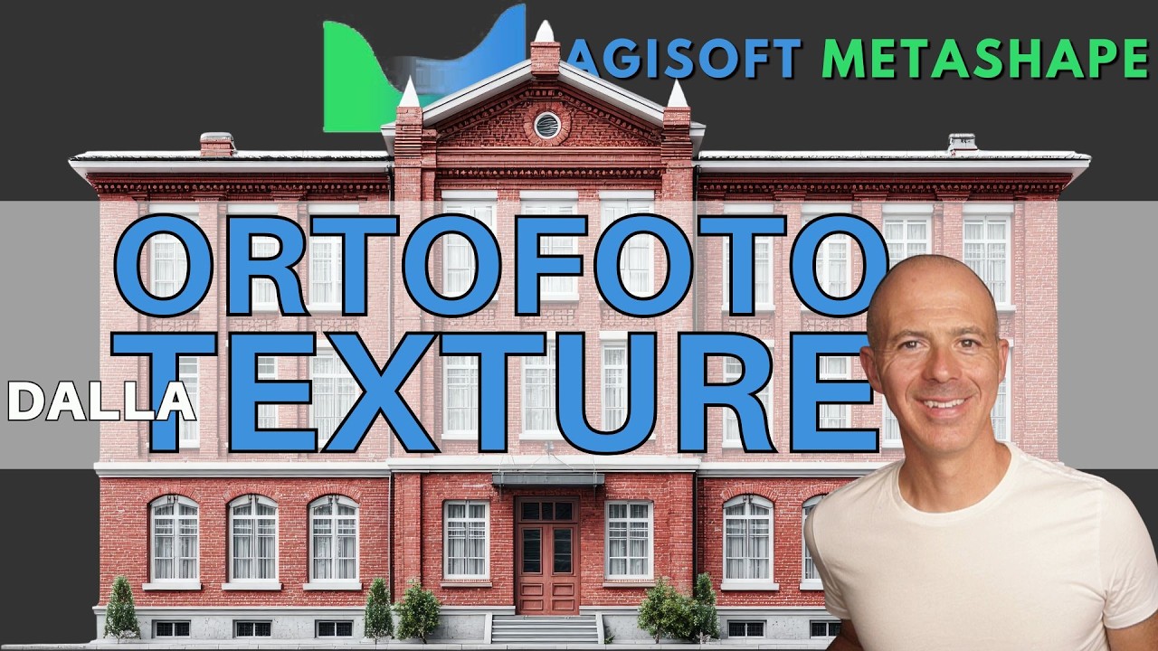 Ortofoto dalla texture dentro Agisoft Metashape Pro
