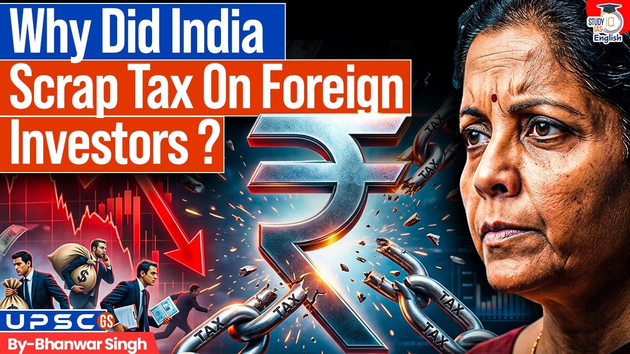 Why India Scrapped Capital Gains Tax? | Will The Rupee Recover? | StudyIQ IAS English