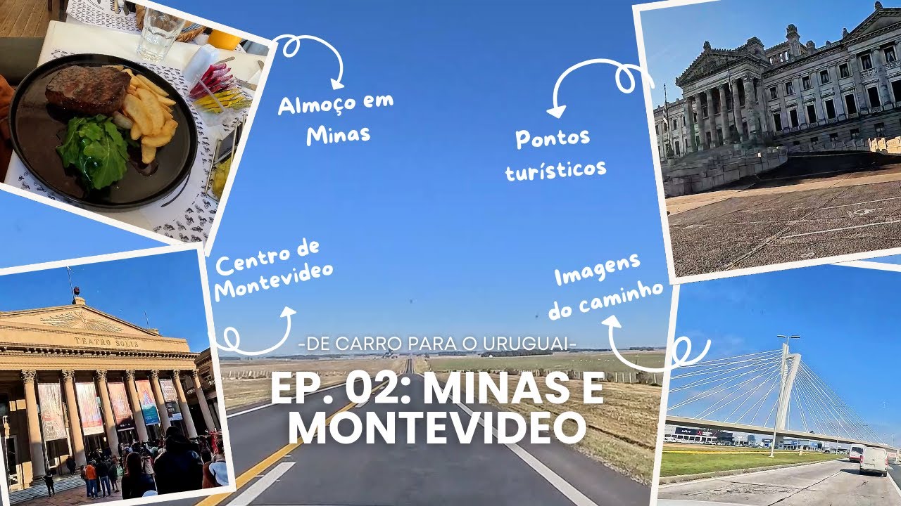 EP. 02 - DE JAGUARÃO A MONTEVIDEO - CONTROLE DE IMIGRAÇÃO - URUGUAI DE CARRO - COM PREÇOS - 14/07/24