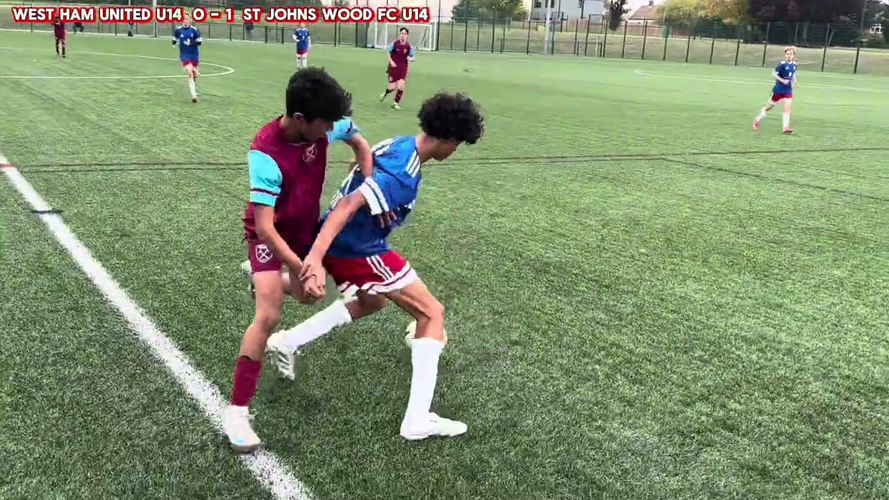 West Ham United Foundation U14  1 - 6  St Johns Wood FC U14