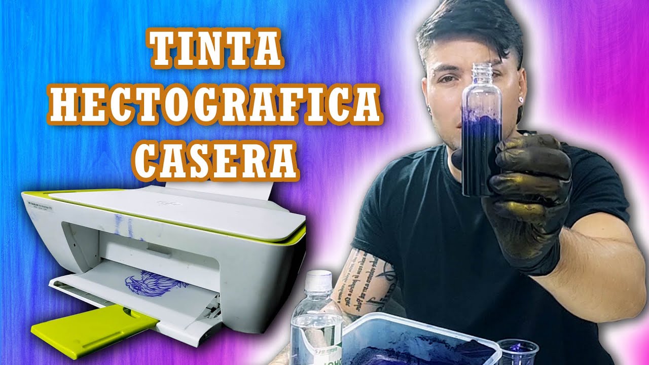 Como hacer tinta hectografica para impresora de cartuchos CASERA