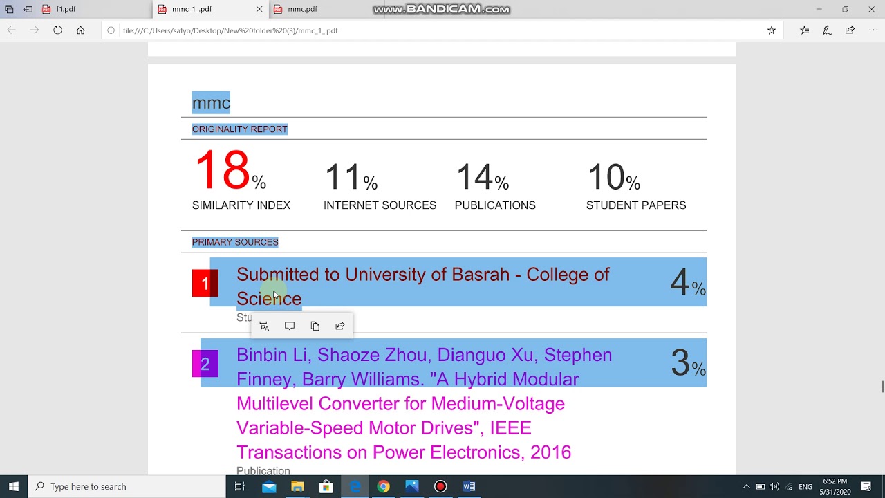 طريقة تقليل الاقتباس والاستلال اللغوي لبرنامج     How to avoid Turnitin program