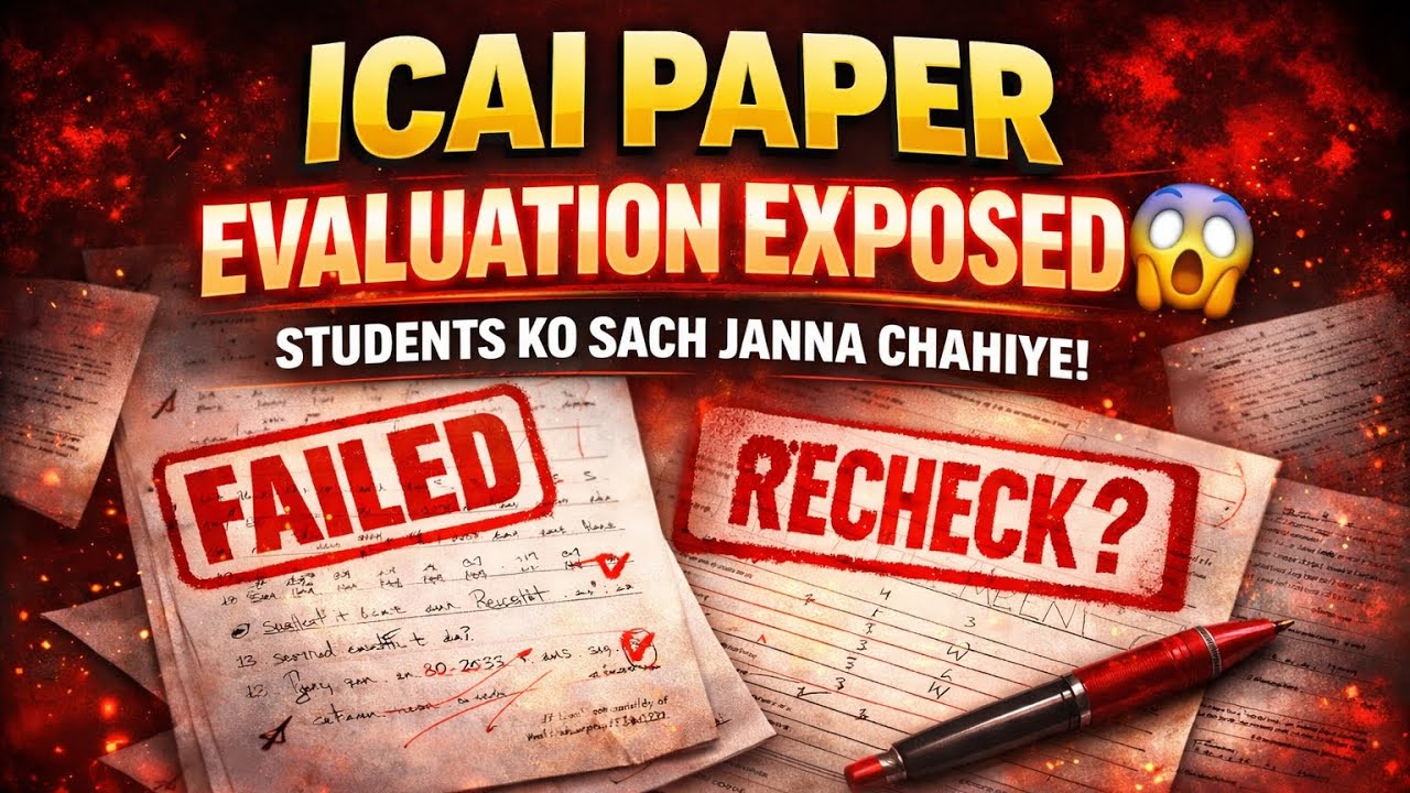 ICAI Paper Evaluation Exposed! | ICAI Paper Check Name & Price | ICAI Paper Checking Rate 