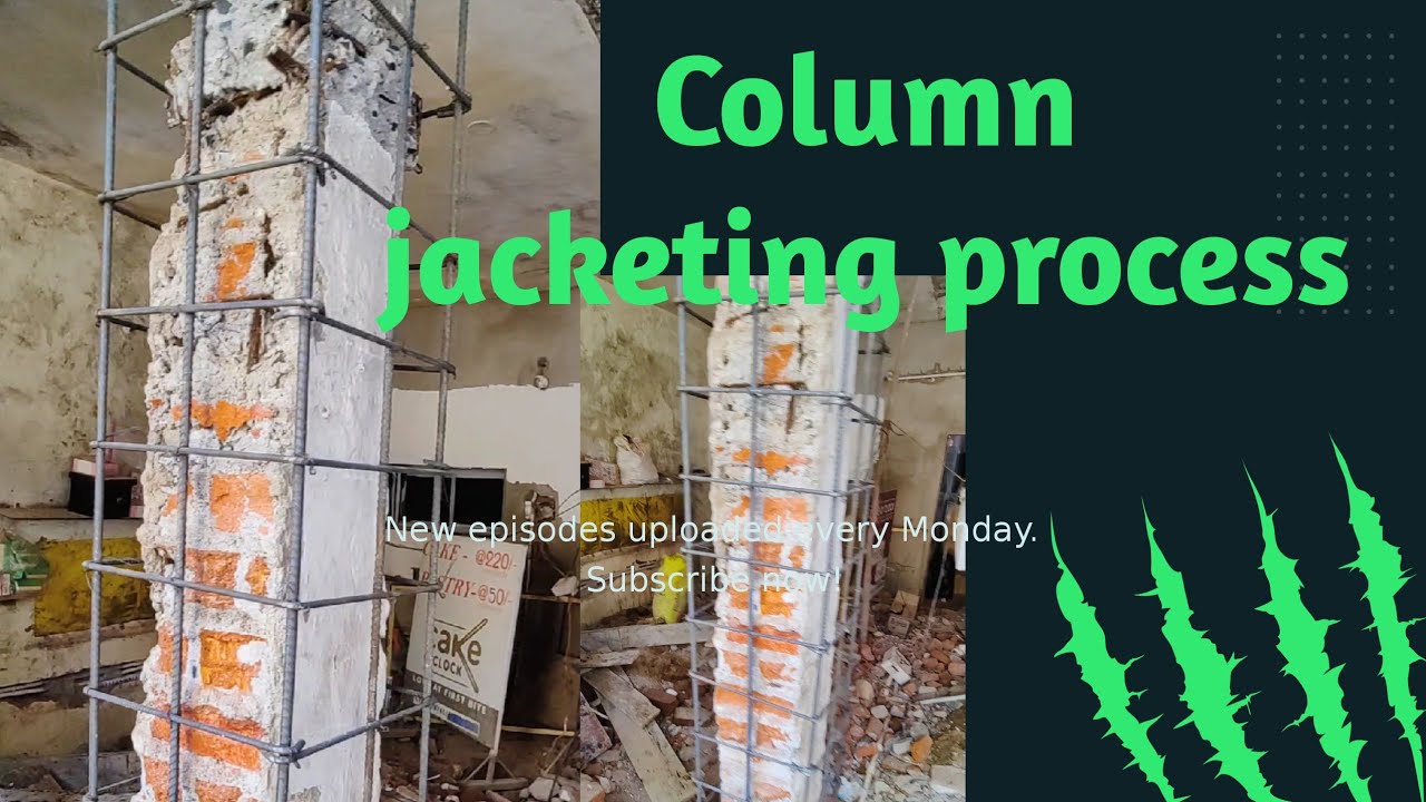 Column jacketing process|Old column ki repair kaise Kare| Puraane column ki taakat kaise badaaye