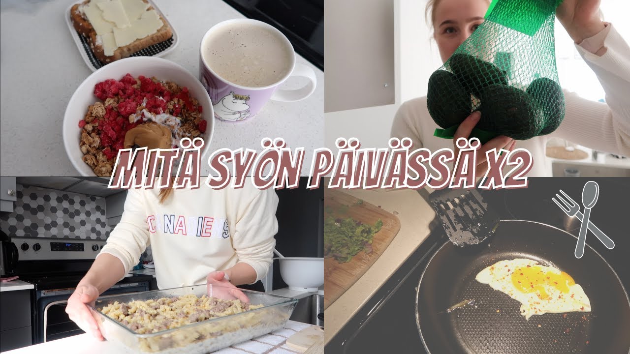 Mitä syön päivässä? x2 🍴🥑🍳