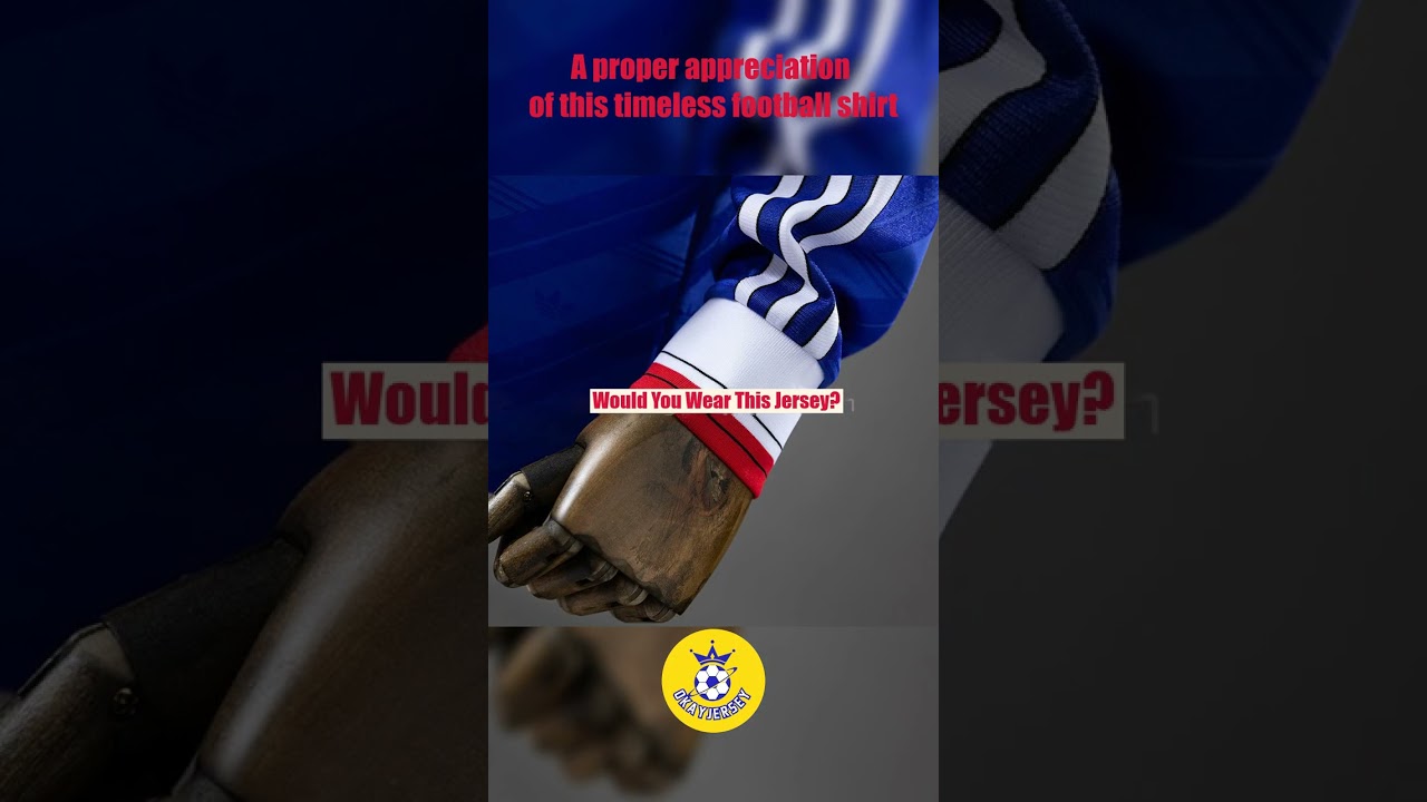 M U 1986 88 Second Away Long Sleeve Retro Jersey（From okayjersey） Rare Blue Vintage Winter Old Schoo