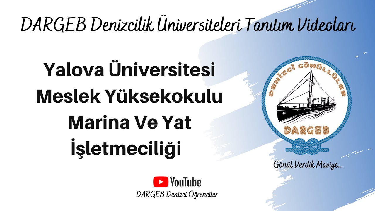 Yalova Üniversitesi Meslek Yüksekokulu | Marina Ve Yat İşletmeceliği Bölümü