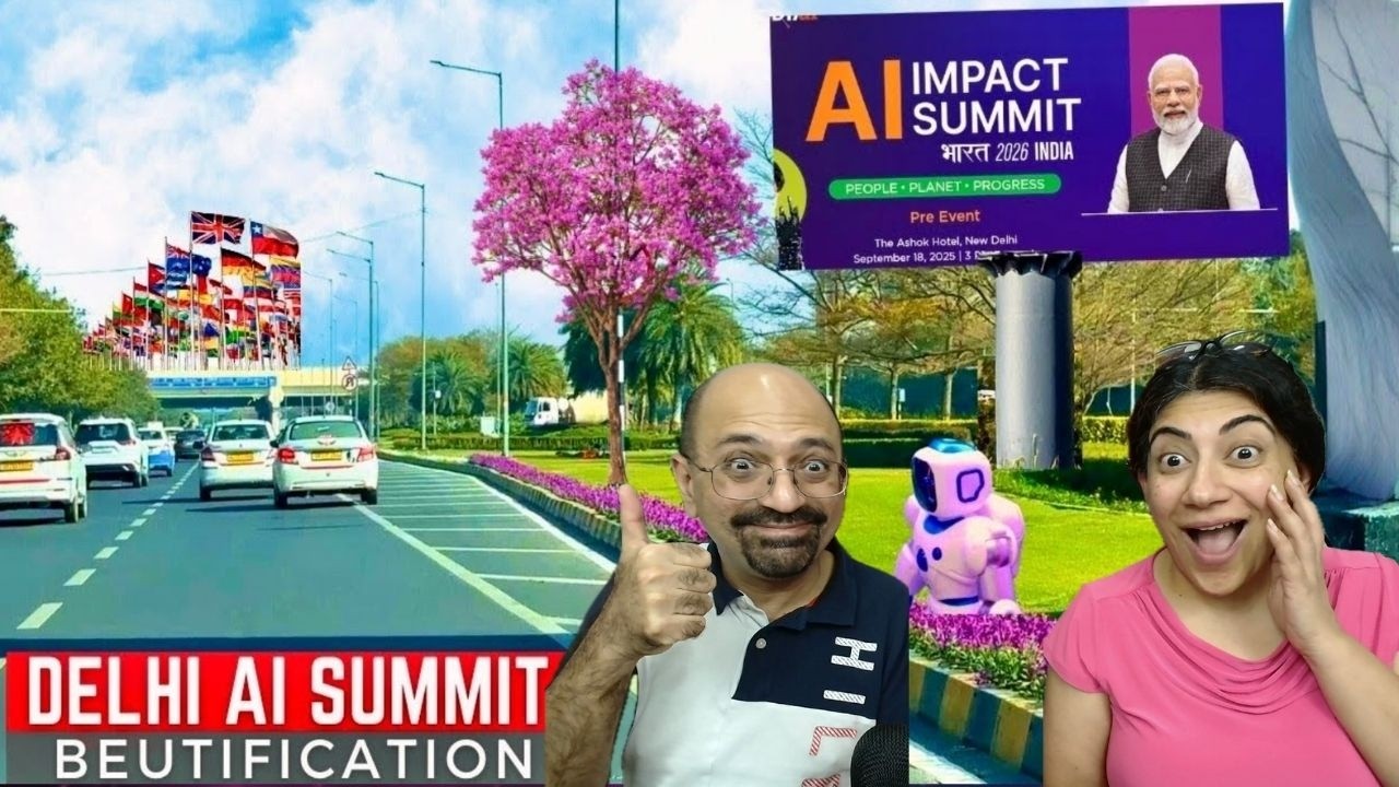 AI Impact Summit 2026 | Delhi Roads Beautification & World-Class Makeover