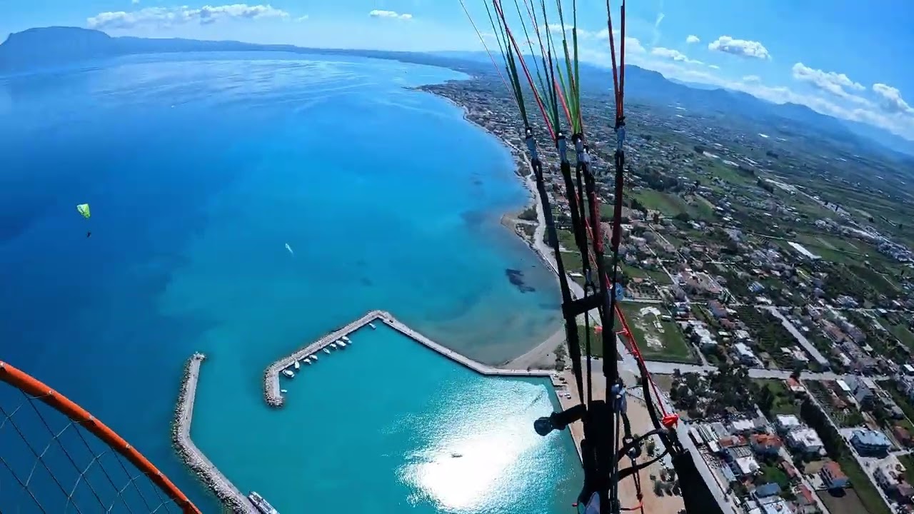 KORINTHOS - GREECE WITH PARAMOTOR
