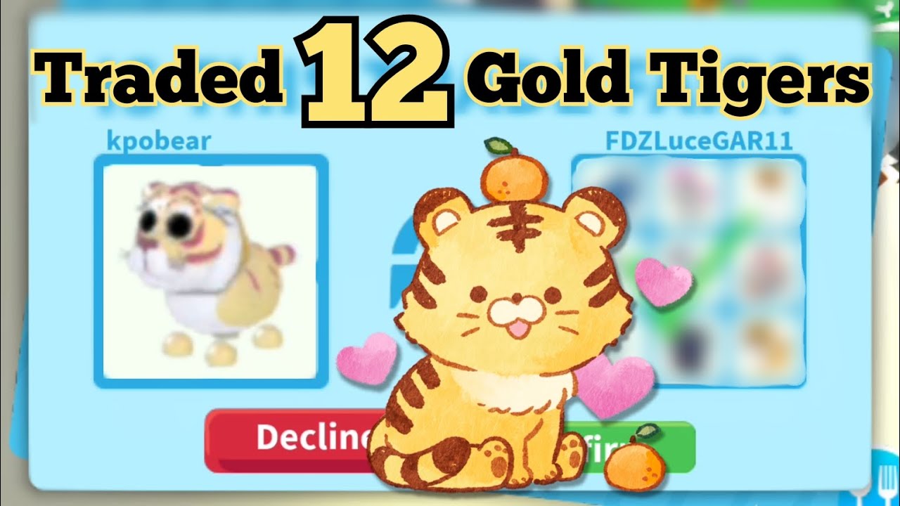 What people offer for GOLD TIGER 😊 | Adopt Me Lunar Update