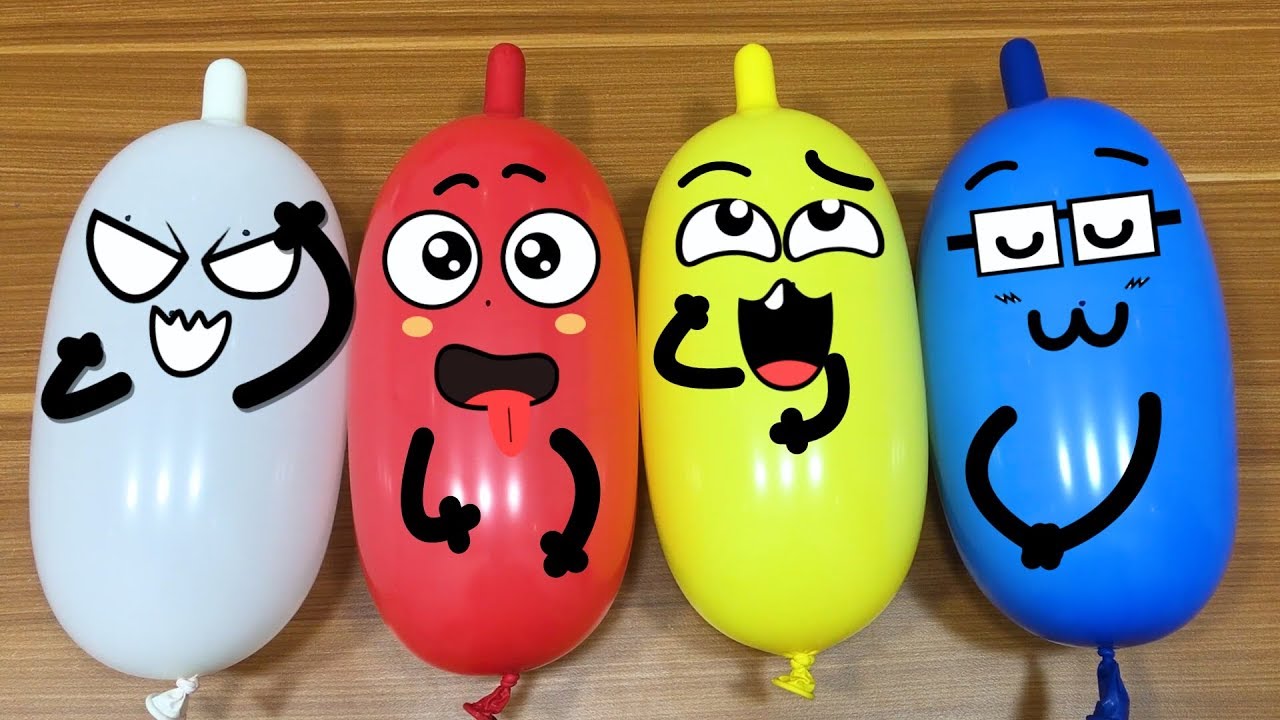 Making Slime With Funny Balloon Cute Doodles #13 | Satisfying Slime Videos | Mickey Slime