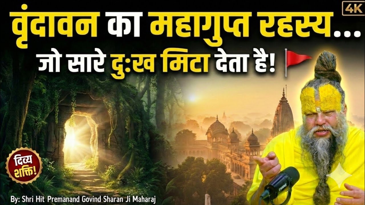 जीवन में बहुत दुःख और कष्ट है तो ये वीडियो जरूर देखें ⚡ | Premanand Ji Maharaj | Vrindavan Mahima 🚩