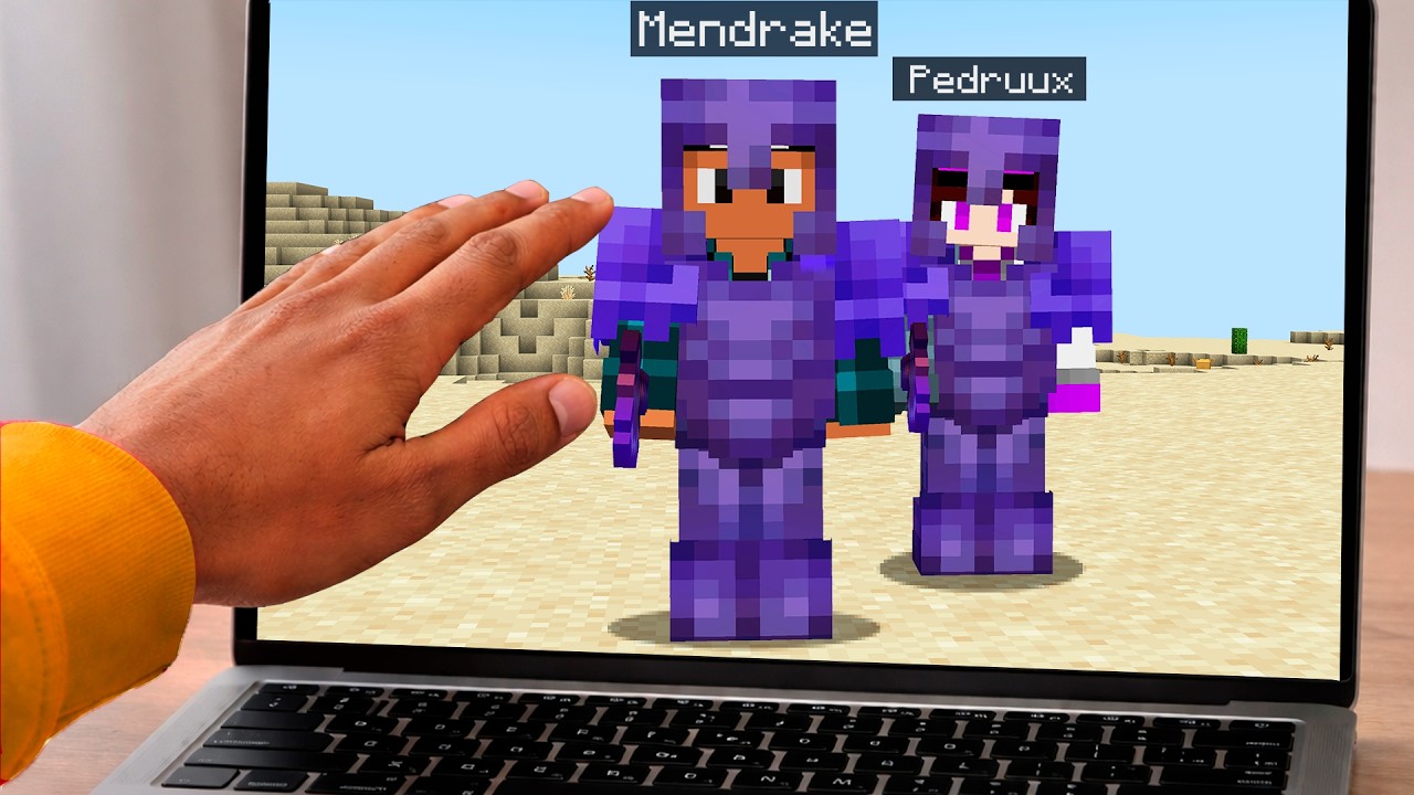 EU ROUBEI A CONTA DE MINECRAFT DO MEU AMIGO NA VIDA REAL