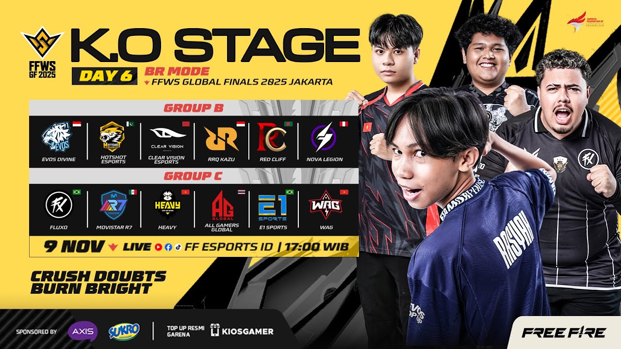 [ID] Knockout Stage - Day 6: Grup B vs C | FFWS Global Finals 2025