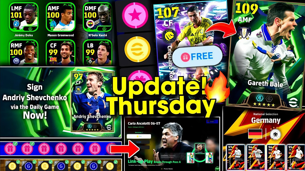 Daily Game Update & Free Epic 🤩 What Is Coming On Thursday And Monday In eFootball 2026 Mobile