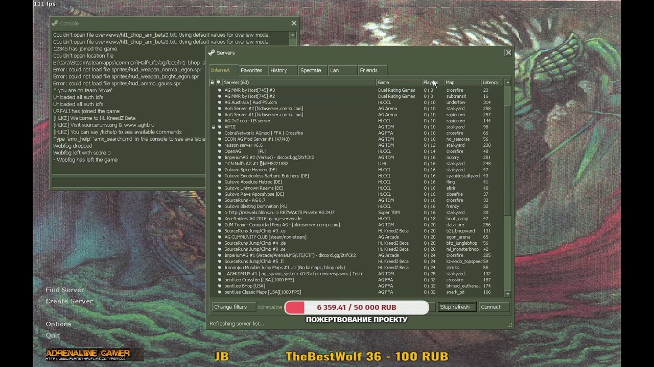 HALF-LIFE: VS дно HR Alex, Набираем Рейтинг с нуля. 1200 to 2000 AR(ELO).