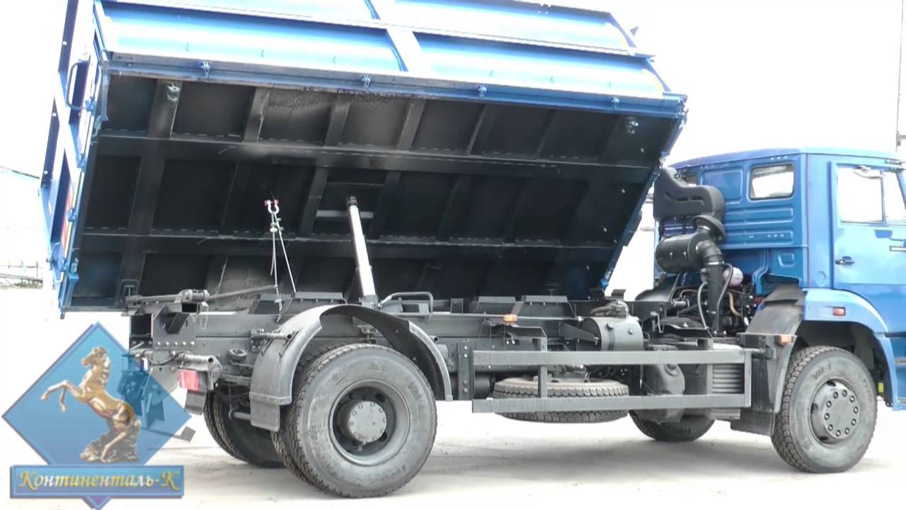 Самосвал с трехсторонней разгрузкой на шасси Камаз-53605