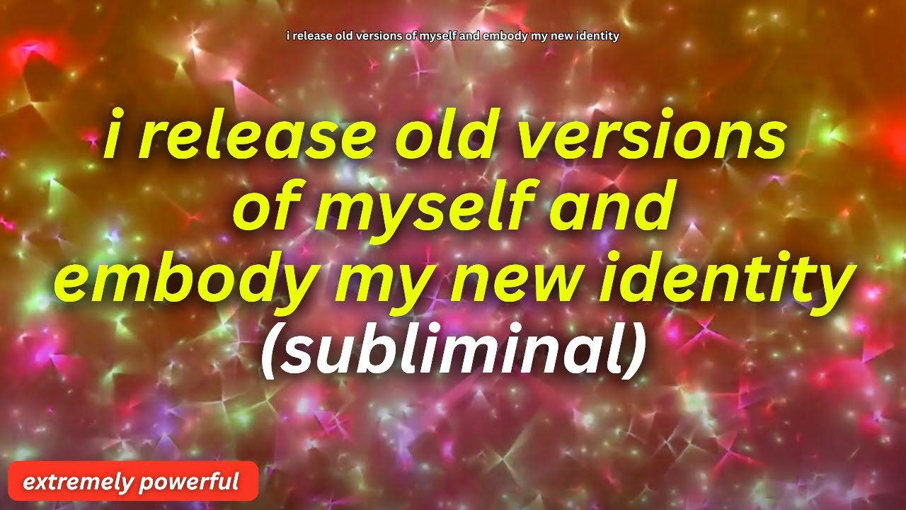 [ LIFE - CHANGING ! ]  i release old versions of myself and embody my new identity ( subliminal)