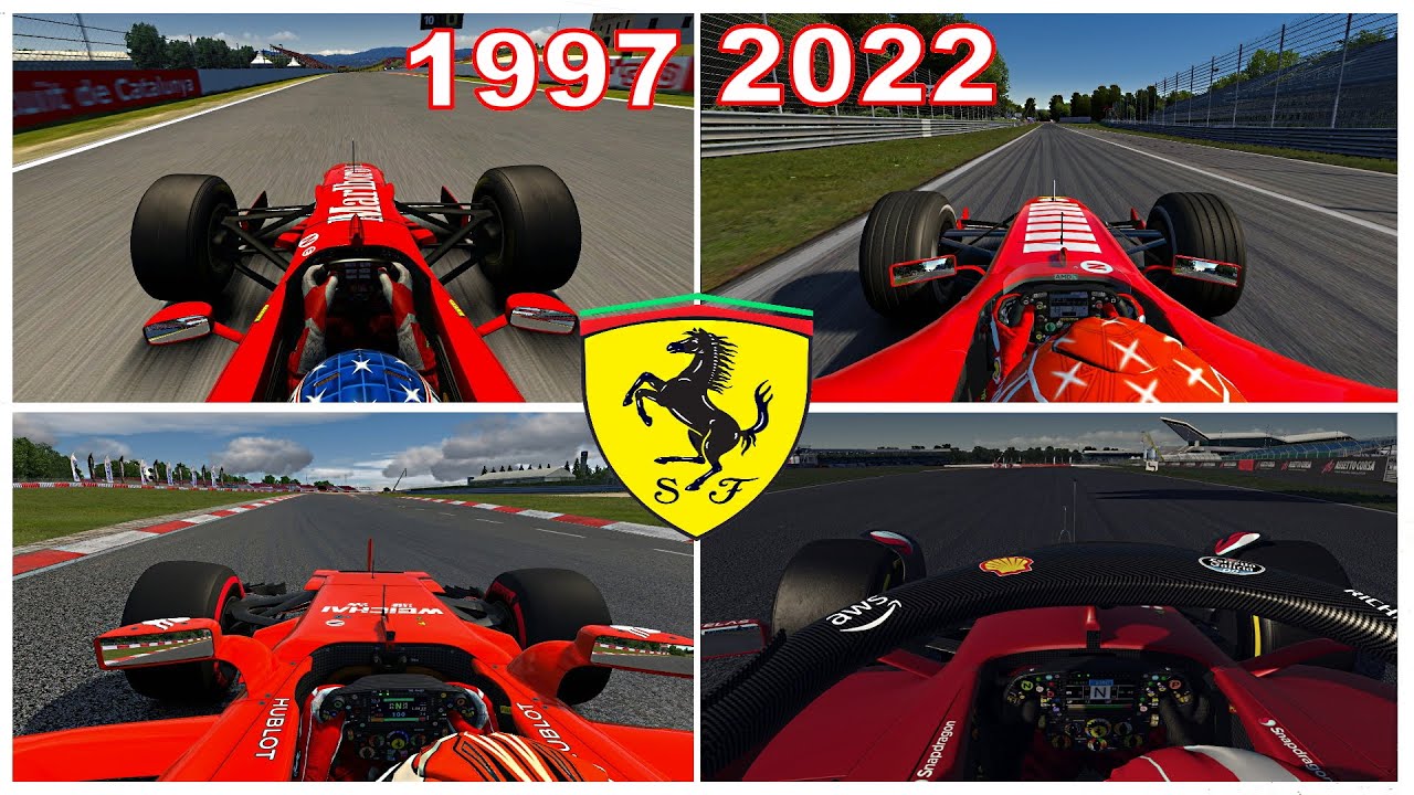 Assetto Corsa - Ferrari F1 Onboards - 1997 to 2022