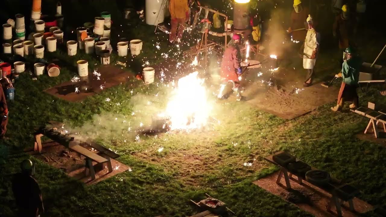 Alien Iron Pour - Fire Arts Festival 2023