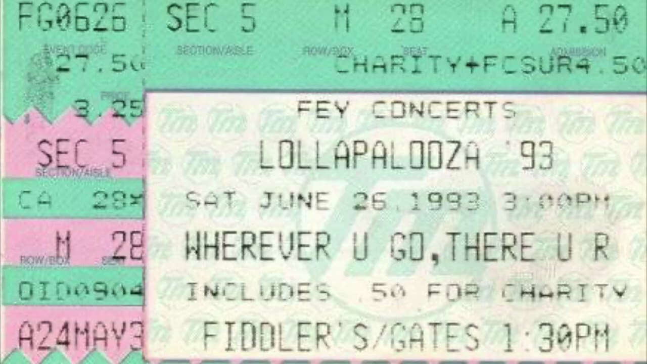 Tool featuring Zack De La Rocha - Bottom - Soundboard - Fiddler's Green Denver 1993-06-26