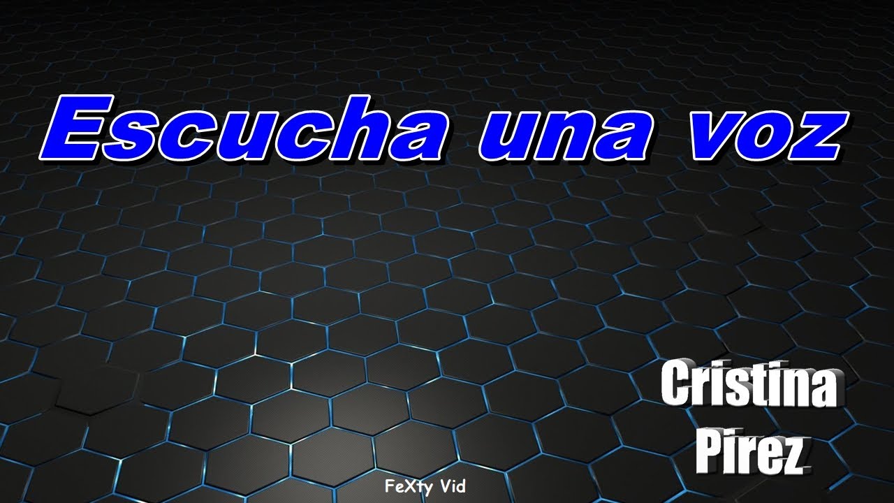 Cristina Pirez - Escucha Una Voz