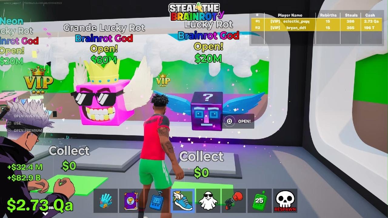 Watch me open the six lucky blocks.