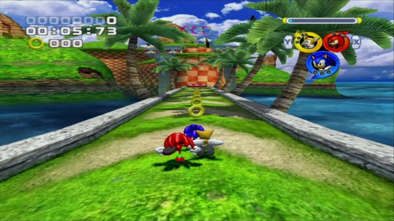 Seaside Hill 95,810 Points - Team Sonic - Sonic Heroes (GCN)