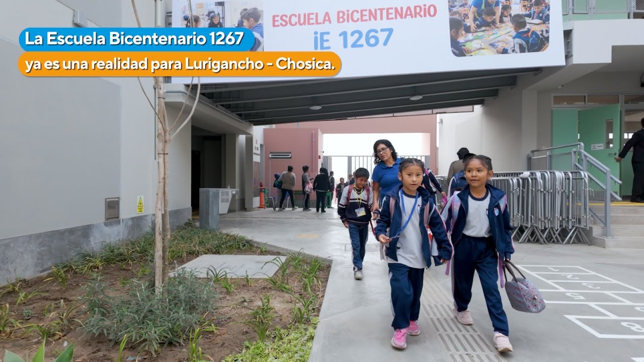 La #EscuelaBicentenario 1267 ya es una realidad para Lurigancho-Chosica