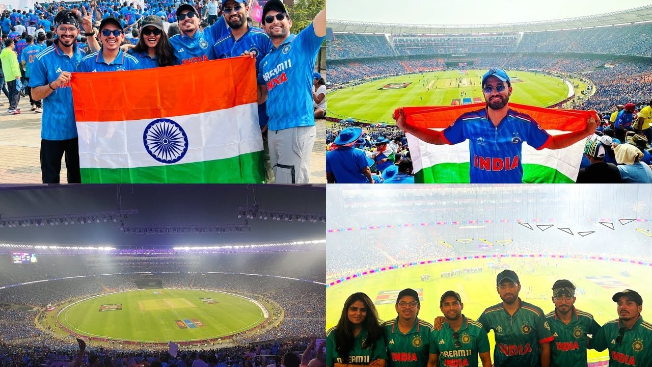 Cricket World Cup Final 2023! India Vs Australia! World biggest Cricket Stadium  Vlog !100k People