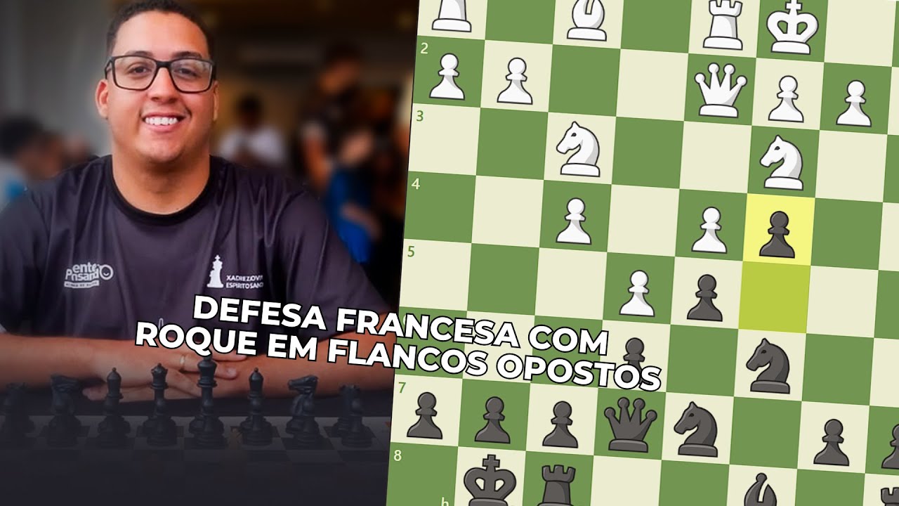 Roque em Flancos OPOSTOS na DEFESA FRANCESA!