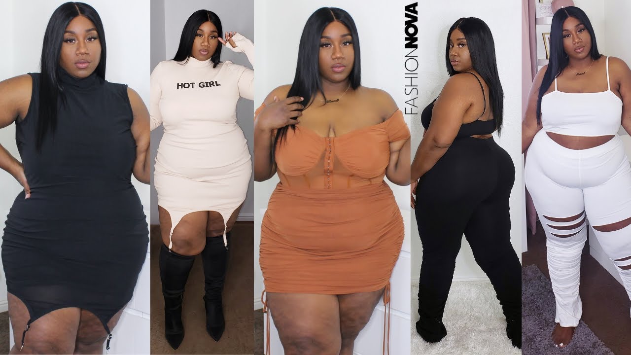 BODY-ODY! Fashion Nova Curve X Megan THEE STALLION Collection! Plus Size Haul!