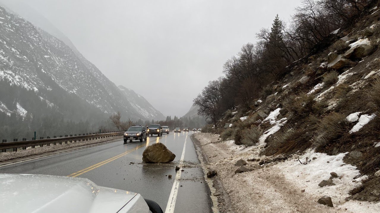 Utah drivers warned of falling rocks on canyon roads
