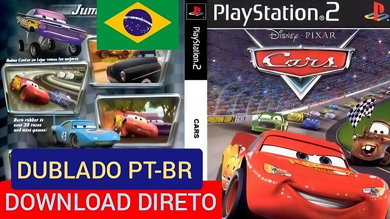 Cars Dublado PT-BR - PS2