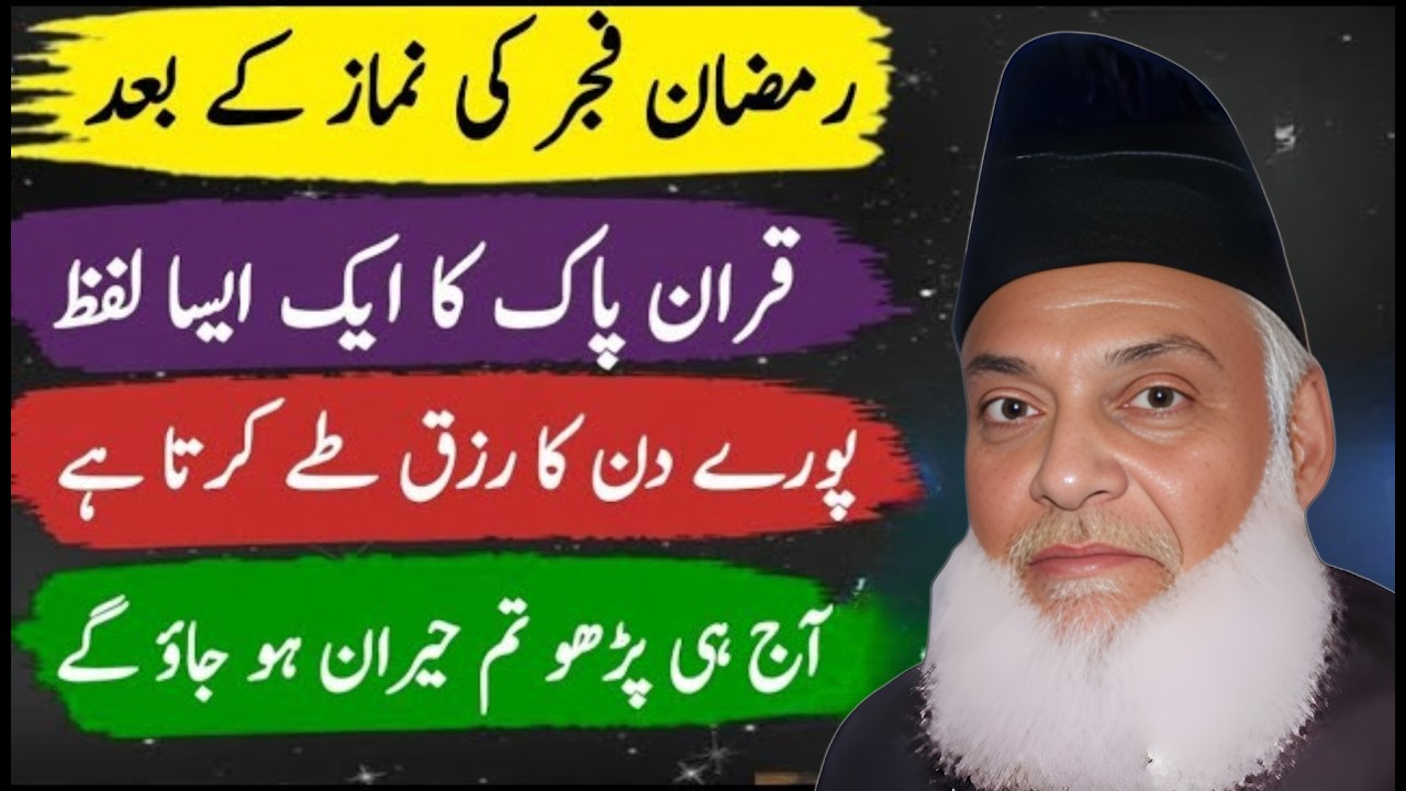 Jab Sab Raste Band Ho Jayein – Allah Par Kamil Yaqeen Rakhein | Life Changing Bayan | Dr Israr Ahmad